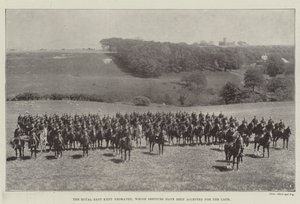 皇家东肯特Yeomanry，其服务已被接纳为开普敦 作者 英国摄影师