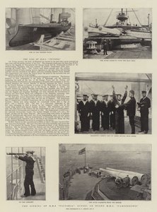 维多利亚HMS的沉没，HMS Camperdown上的场景 作者 英国摄影师