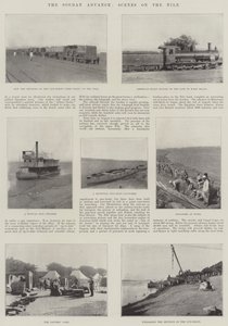 Soudan Advance，尼罗河上的场景 作者 英国摄影师