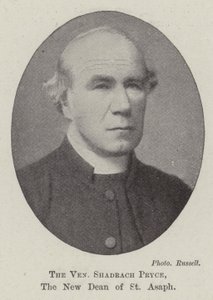 尊敬的Shadrach Pryce，St Asaph的新院长 作者 英国摄影师