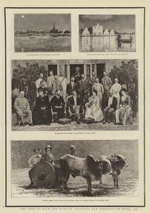 1890年，克拉伦斯公爵和埃文代尔公爵访问印度