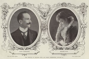 1月25日，Patti夫人和男爵Cederstrom的婚礼 作者 英国摄影师