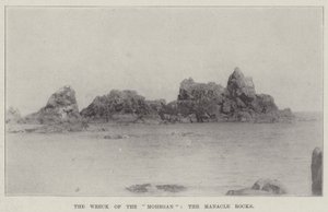 Mohegan的残骸，Manacle Rocks 作者 英国摄影师