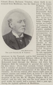 已故上校HB Urmston 作者 英国摄影师