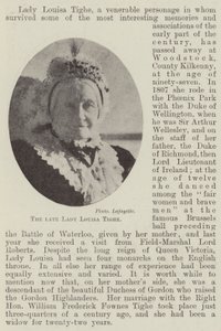 已故的Lady Louisa Tighe 作者 英国摄影师