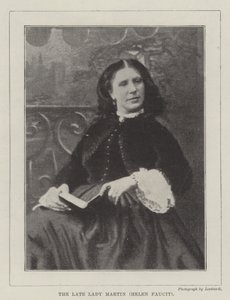 已故的Lady Martin（Helen Faucit） 作者 英国摄影师