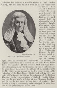 已故的Lord Justice Chitty 作者 英国摄影师