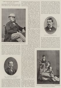 已故的Lord Randolph Churchill 作者 English Photographer
