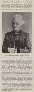 已故的Missist Charlotte Yonge，小说家 作者 英国摄影师