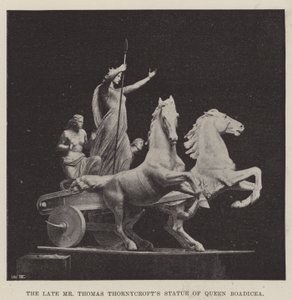 已故的Thomas Thornycrofts女王Boadicea雕像 作者 英国摄影师