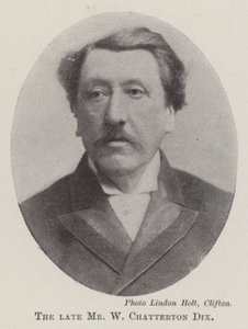 已故的W Chatterton Dix先生 作者 英国摄影师