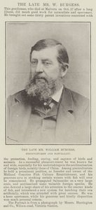 已故的William Burgess先生，Pisciculturist和自然主义者 作者 英国摄影师