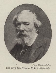 已故的William CT Dobson先生，RA 作者 英国摄影师