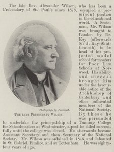 已故的Prebendary Wilson 作者 英国摄影师