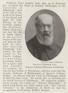 已故教授Tait，爱丁堡自然哲学教授 作者 英国摄影师