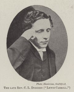 已故牧师CL Dodgson，Lewis Carroll 作者 英国摄影师