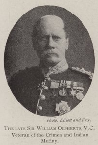 已故的William Olpherts先生，VC，克里米亚和印度叛变的退伍军人 作者 英国摄影师