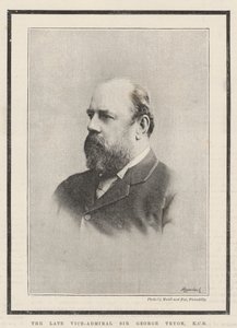 已故的海军少将George Tryon爵士，KCB 作者 英国摄影师
