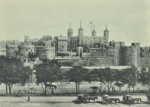 伦敦塔，塔山，1890年 作者 英国摄影师