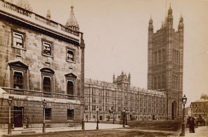 议会大厦的维多利亚塔 作者 英国摄影师