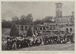 参观曼彻斯特团结的Oddfellows到Osborne House的场地 作者 英国摄影师