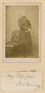 演员William Macready 作者 英国摄影师