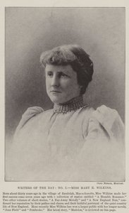 当天的作家，Mary E Wilkins小姐 作者 英国摄影师