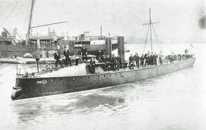 Yarrow and Company Shipbuilding Works，Isle of Dogs，鱼雷船没有。 80，伦敦，1887年 作者 英国摄影师