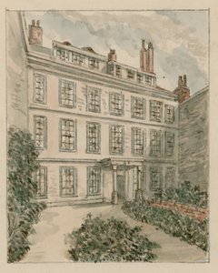 霍尔伯恩菲尔特巷10 Nevills Court，1890年草图（纸上写着） 作者 英语学校