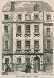 28 Dean Street，Soho，London，艺术家Joseph Nollekens的出生地 作者 英语学校
