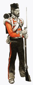 89。 Foot Private 1854 Grenadier 作者 英语学校