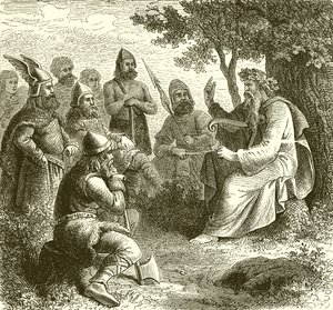 吟游诗人歌颂Teuton Warriors的事迹 作者 英语学校