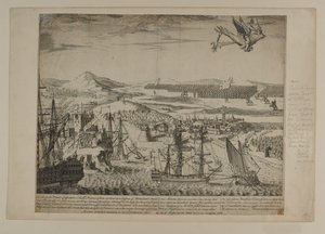 奥地利王位继承战争的漫画，由伦敦G.福斯特出版，1743年 作者 英语学校