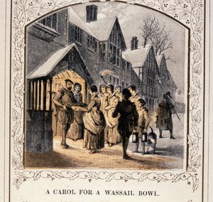 一个鲸鱼碗的卡罗尔，1840年代 作者 英语学校