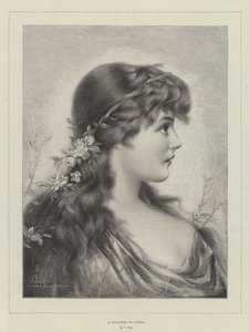 春天的女儿（版画） 作者 英语学校