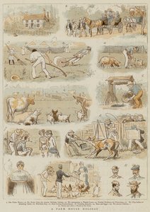 农舍假期（彩色石版画） 作者 英语学校