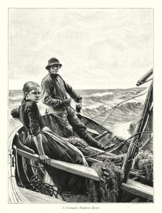 A Finland Fishing Boat (engraving) 作者 英语学校