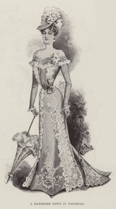 塔夫绸的英俊礼服（石版画） 作者 英语学校
