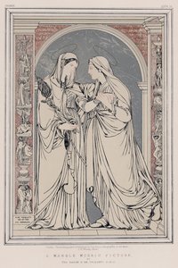 Baron H de Triqueti 的大理石马赛克图片，巴黎（chromolitho） 作者 英语学校