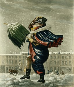 1827年由G. Hunt雕刻的伦敦圣诞快乐和新年快乐 作者 英语学校