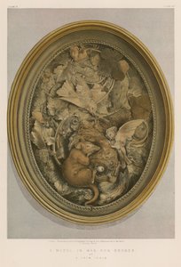 青铜蜡模》，作者 A Cain，巴黎（彩铅） 作者 英语学校