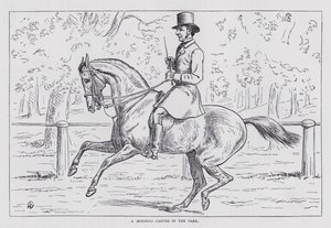 A Morning Canter in the Park (engraving) 作者 英语学校