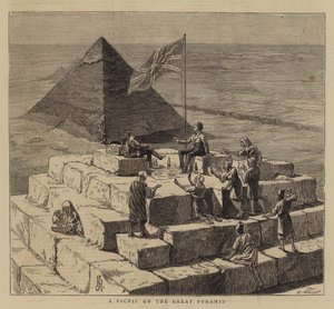 大金字塔上的野餐（版画） 作者 英语学校