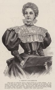A Pretty Collarette (engraving) 作者 英语学校