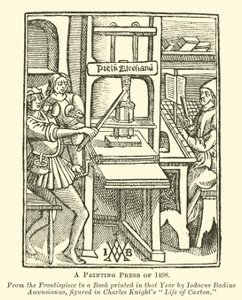 印刷机1498年 作者 英语学校