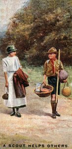 侦察兵帮助其他人，1929年 作者 英语学校