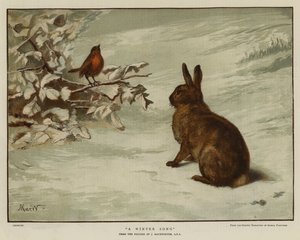 冬之歌 (chromolitho) 作者 英语学校