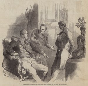 A Wise Minister overruled, M Guizot King Louis Philippe, and the Duke de Montpensier (engraving) 作者 英语学校