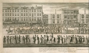伦敦萨默塞特宫的Scald Miserable Masons大游行的几何视图 作者 英语学校