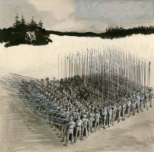 古希腊士兵的方阵 作者 英语学校